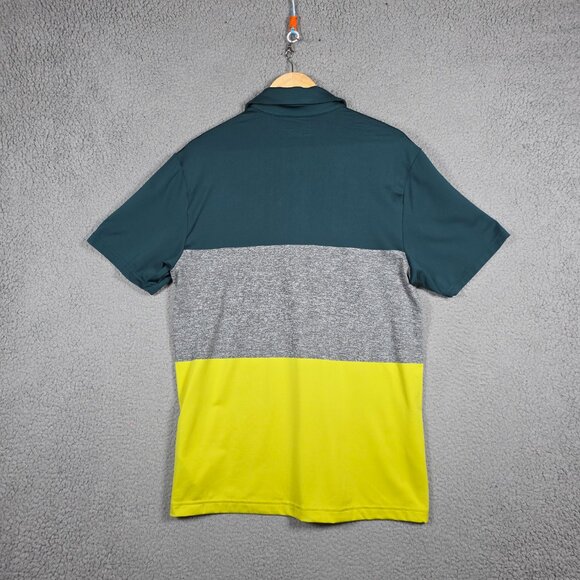 Under Armour Polo Shirt Mens Size Medium Playoff Loose Fit Green Highlighter NWT - Picture 4 of 12